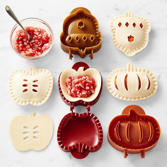 🎅 Early Christmas Sale 🎅🥧 6 Pcs Hand Pie Molds – Mini Pocket Pie Maker Set for Fall, Thanksgiving & Christmas