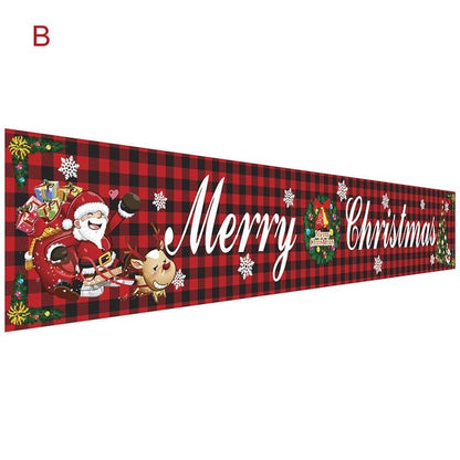 Christmas Outdoor Banner Flag Pulling🎄