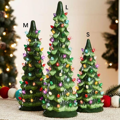 🎁🎄Retro Hand-Painted Tabletop Christmas Trees (⏰Limited Quantities Available)